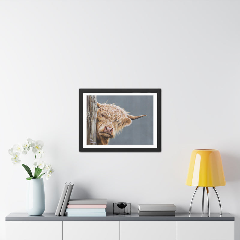 Highland Cow Framed Art Print