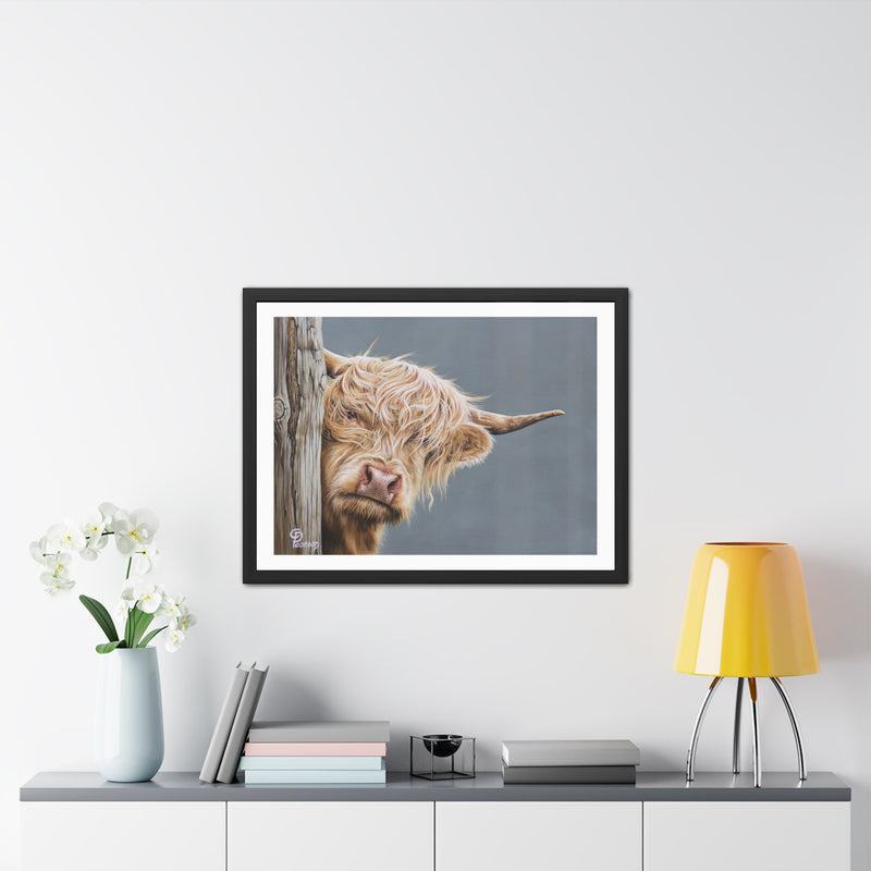 Highland Cow Framed Art Print