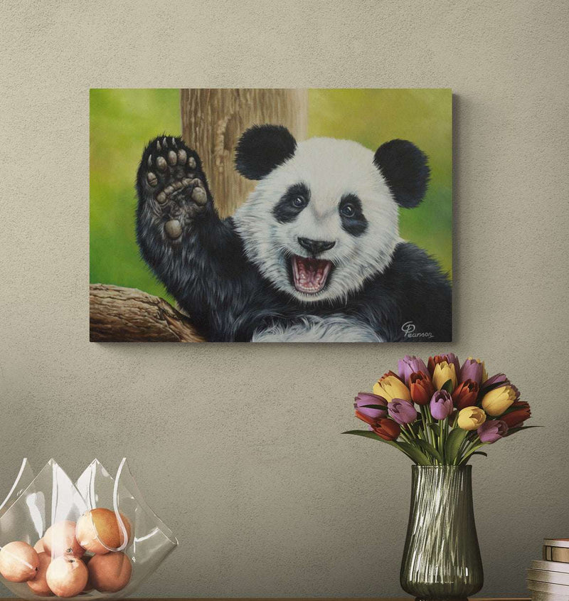 Lu Lu The Panda Canvas Print – Vibrant Wildlife Art For Your Home