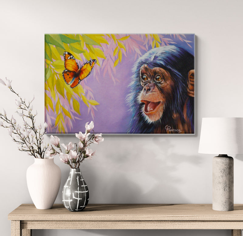 Love At First Sight Art Canvas Print – Vibrant Wildlife Art For Your Home