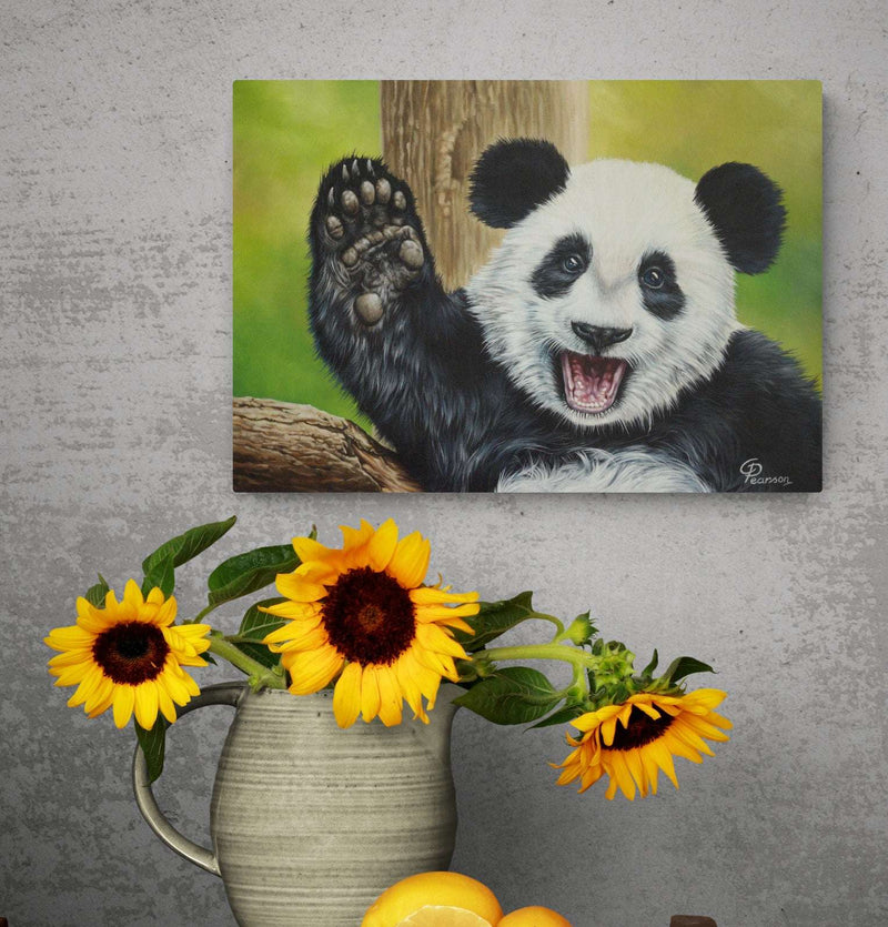 Lu Lu The Panda Canvas Print – Vibrant Wildlife Art For Your Home