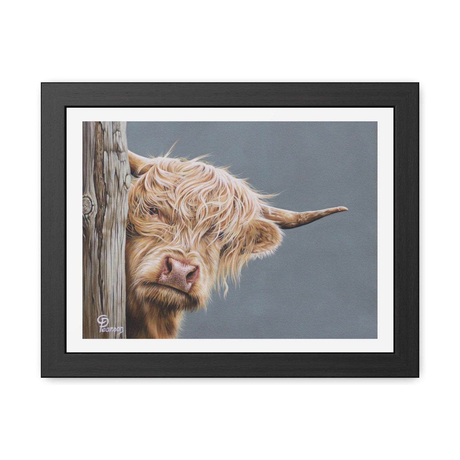 Highland Cow Framed Art Print