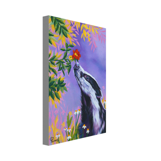 Badger Close-Up-Of-Flowers-In-Glass-Vases Art