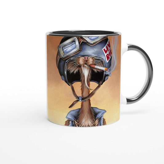 Biker Cat Mugs