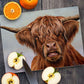 Highland Cow Chopping Board Fergus