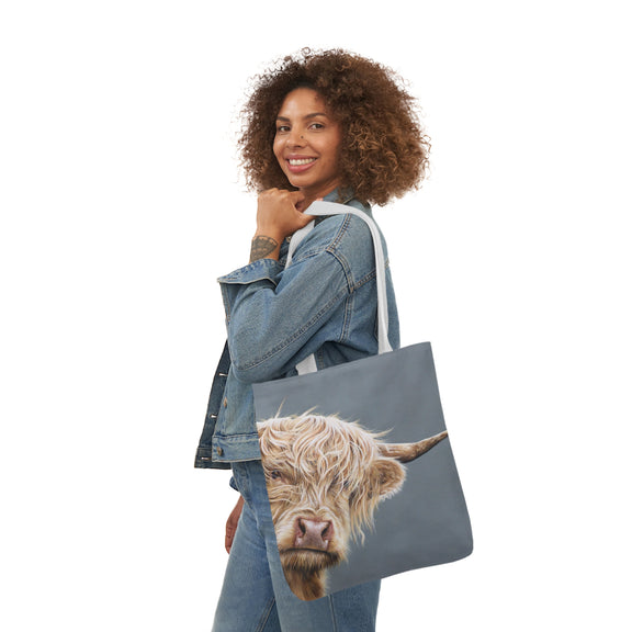 Highland Cow Shopping Bag Canvas Tote Bag