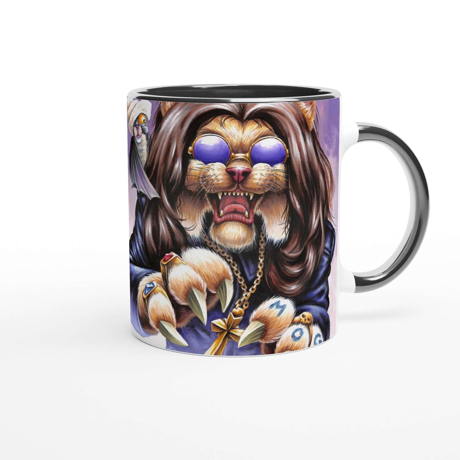 Rock Cat Ceramic Mug