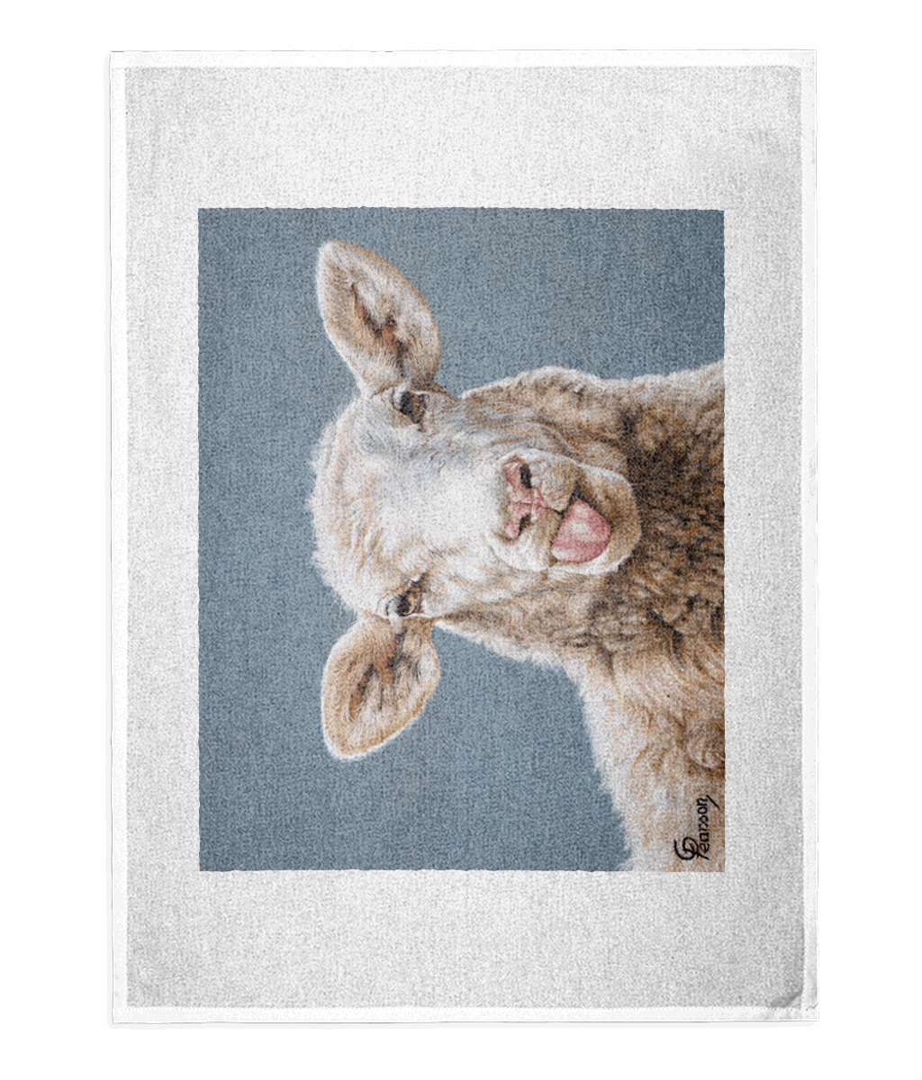 Sheep tea towel