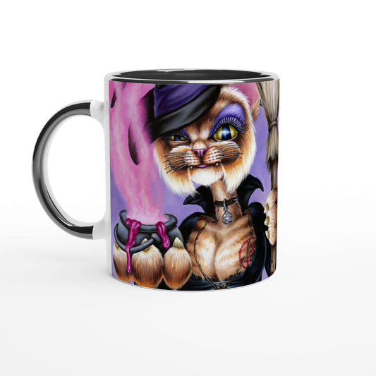 Witch Cat Ceramic Mug