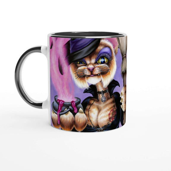 Witch Cat Ceramic Mug