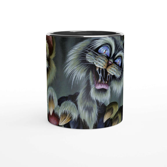 Zombie Cat Ceramic Mug