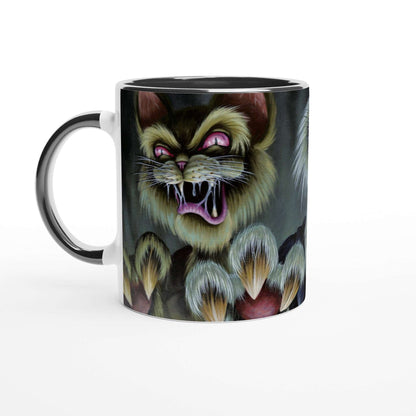 Zombie Cat Ceramic Mug