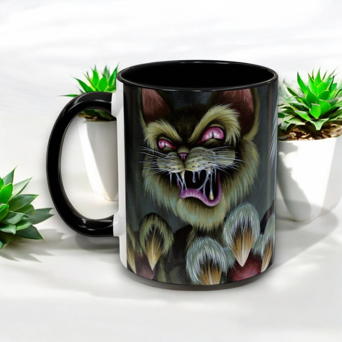 Zombie Cat's Accent Coffee Mug 11oz