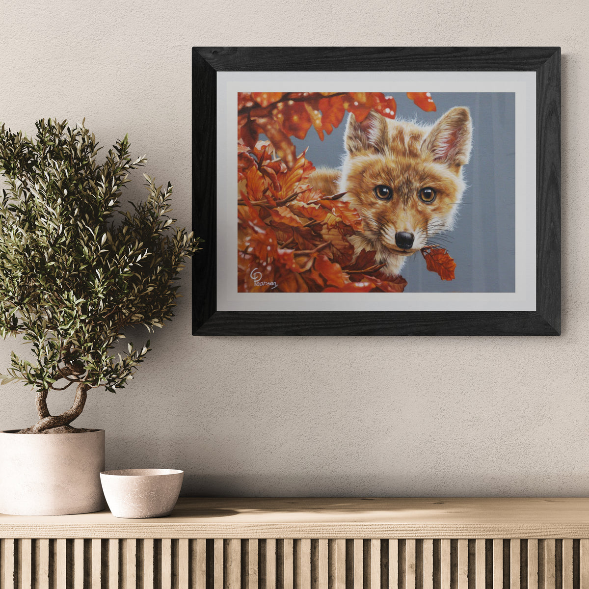 Bright Eyes The Inquisitive Fox Fine Art Print