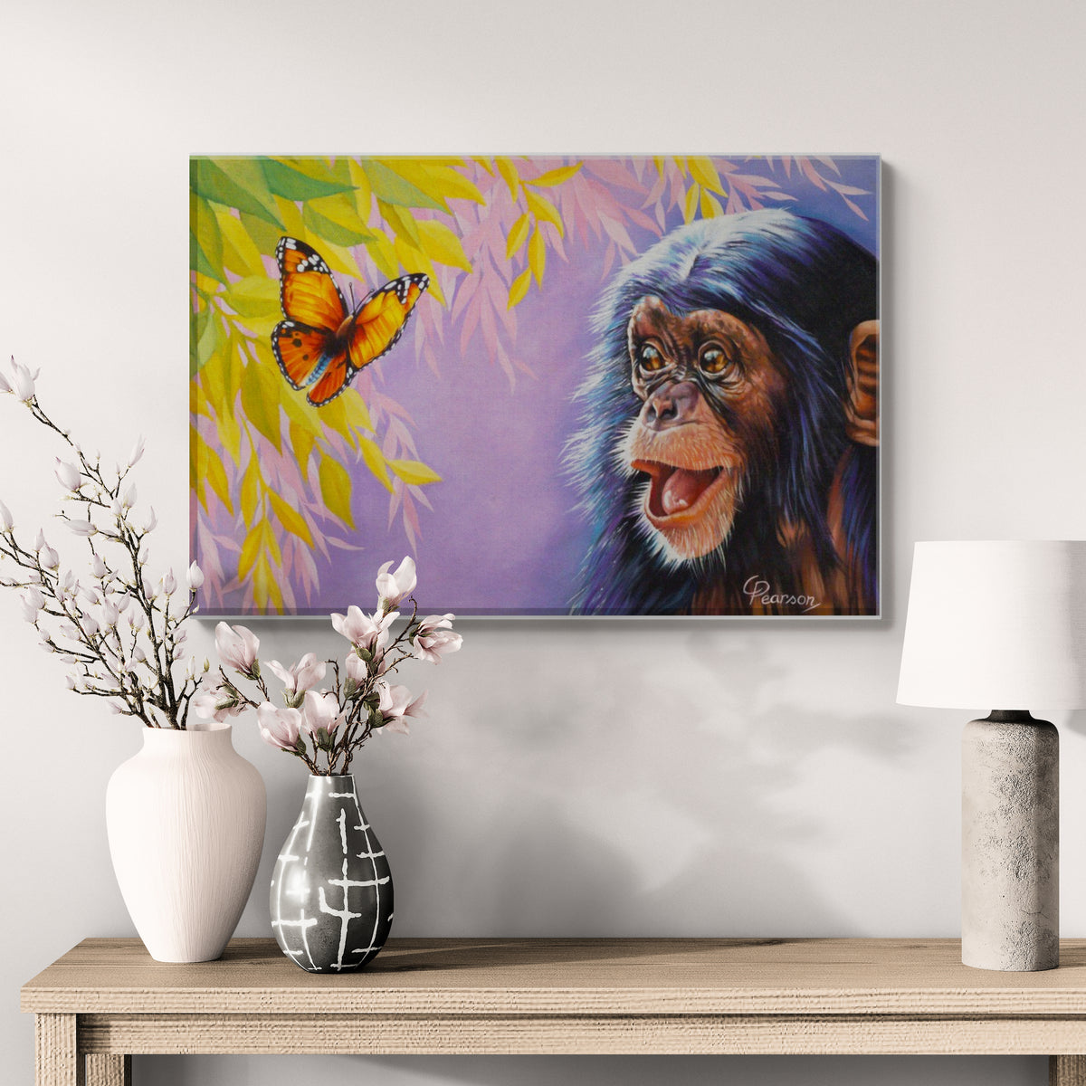 Love At First Sight Art Canvas Print – Vibrant Wildlife Art For Your Home